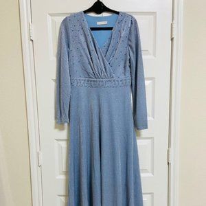 Delvina Maxi Dress Long Sleeved Size 8-M